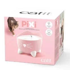 Catit Pixi Drinkfontein Roze -Dieren Serie Winkel 0022517437162 pck webl