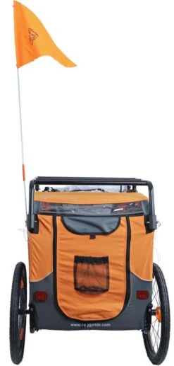 DoggyRide Hondenfietskar Novel 15 Compleet Oranje/Zwart -Dieren Serie Winkel 0088057502920 achterkant