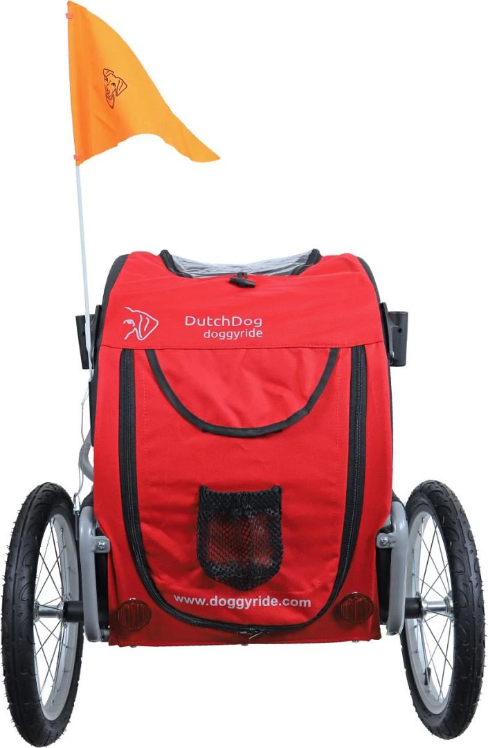 DoggyRide Hondenfietskar Mini 20 Rood/Zwart 5 DoggyRide Hondenfietskar Mini 20 Rood/Zwart - Afbeelding 3