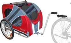 DoggyRide Hondenfietskar Novel 20 Rood/Grijs