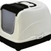 Moderna Kattenbak Flip Cat Zwart/wit -Dieren Serie Winkel 0213264