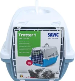 Savic Reismand Trotter 1 Earthblue/wit -Dieren Serie Winkel 0216269 f