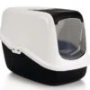 Savic Kattenbak Nestor Zwart/wit 2 Savic Kattenbak Nestor Zwart/wit -Dieren Serie Winkel 0400466 1