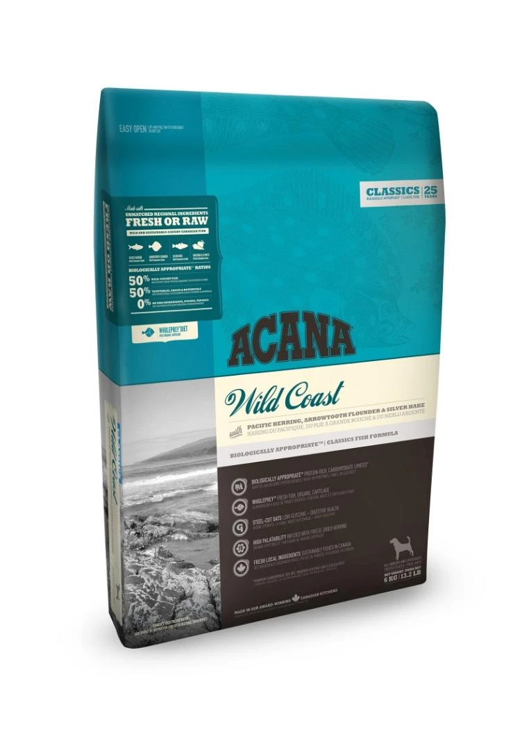Acana Classics Hondenvoer Wild Coast 6 Kg 3 Acana Classics Hondenvoer Wild Coast 6 Kg