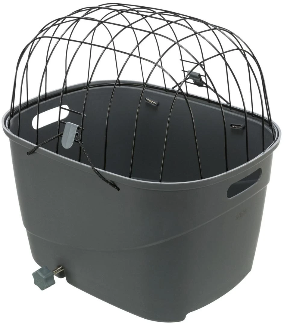 TRIXIE Fietsmand Voor Bagagedrager Grijs 4 TRIXIE Fietsmand Voor Bagagedrager Grijs - Afbeelding 2