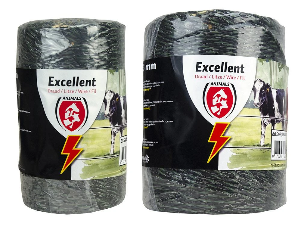 Draad Excellent 400 M Zwart / Groen 4 Draad Excellent 400 M Zwart / Groen - Afbeelding 2