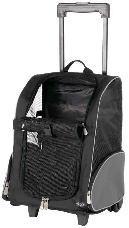 TRIXIE Trolley Hond Zwart/grijs 3 TRIXIE Trolley Hond Zwart/grijs