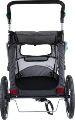 TRIXIE Opvouwbare Hondenfietskar Grijs 11 TRIXIE Opvouwbare Hondenfietskar Grijs -Dieren Serie Winkel 4011905127941 2