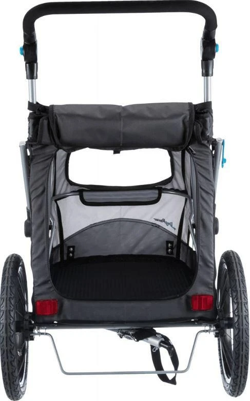 TRIXIE Opvouwbare Hondenfietskar Grijs 5 TRIXIE Opvouwbare Hondenfietskar Grijs - Afbeelding 3