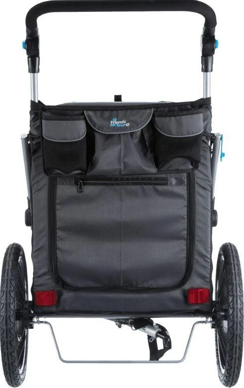 TRIXIE Opvouwbare Hondenfietskar Grijs 8 TRIXIE Opvouwbare Hondenfietskar Grijs - Afbeelding 6