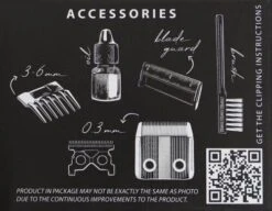 Moser Trimmer REX Mini -Dieren Serie Winkel 4015110034933 onderkant LR