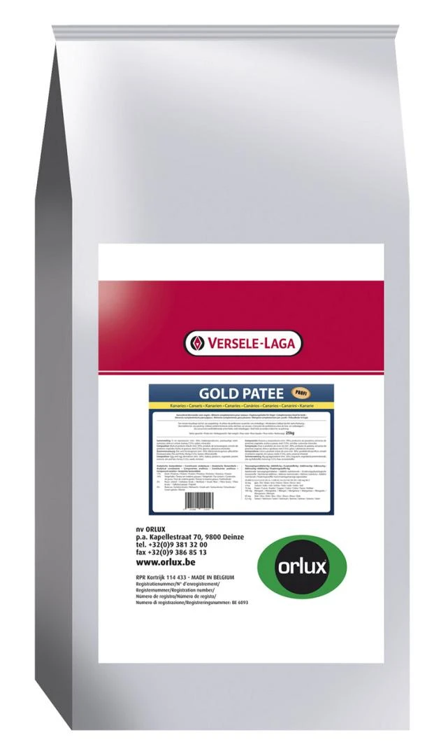 Versele-Laga Orlux - PROFI Gold Patee Kanaries 25 Kg 3 Versele-Laga Orlux - PROFI Gold Patee Kanaries 25 Kg