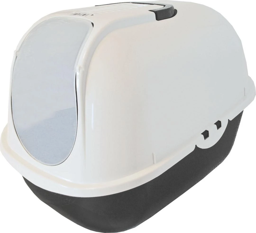 Moderna Kattenbak Budget Cat Donkergrijs/wit 3 Moderna Kattenbak Budget Cat Donkergrijs/wit
