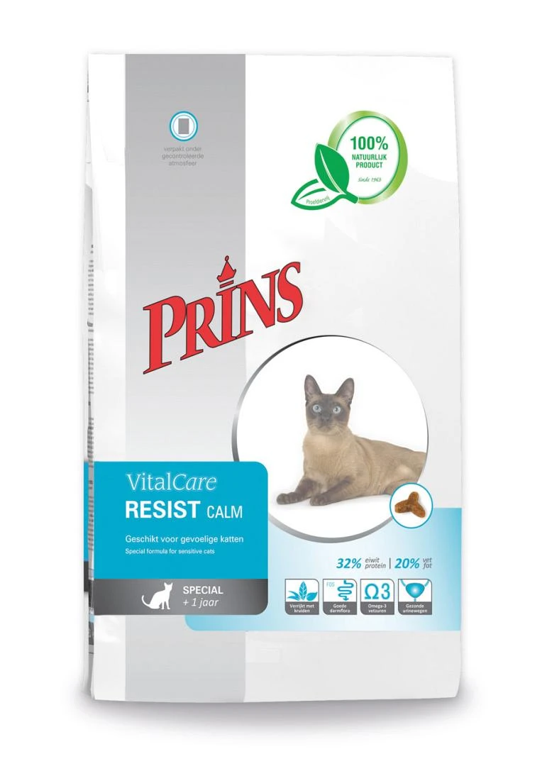 Prins Kattenvoer VitalCare Resist Calm 5 Kg 3 Prins Kattenvoer VitalCare Resist Calm 5 Kg