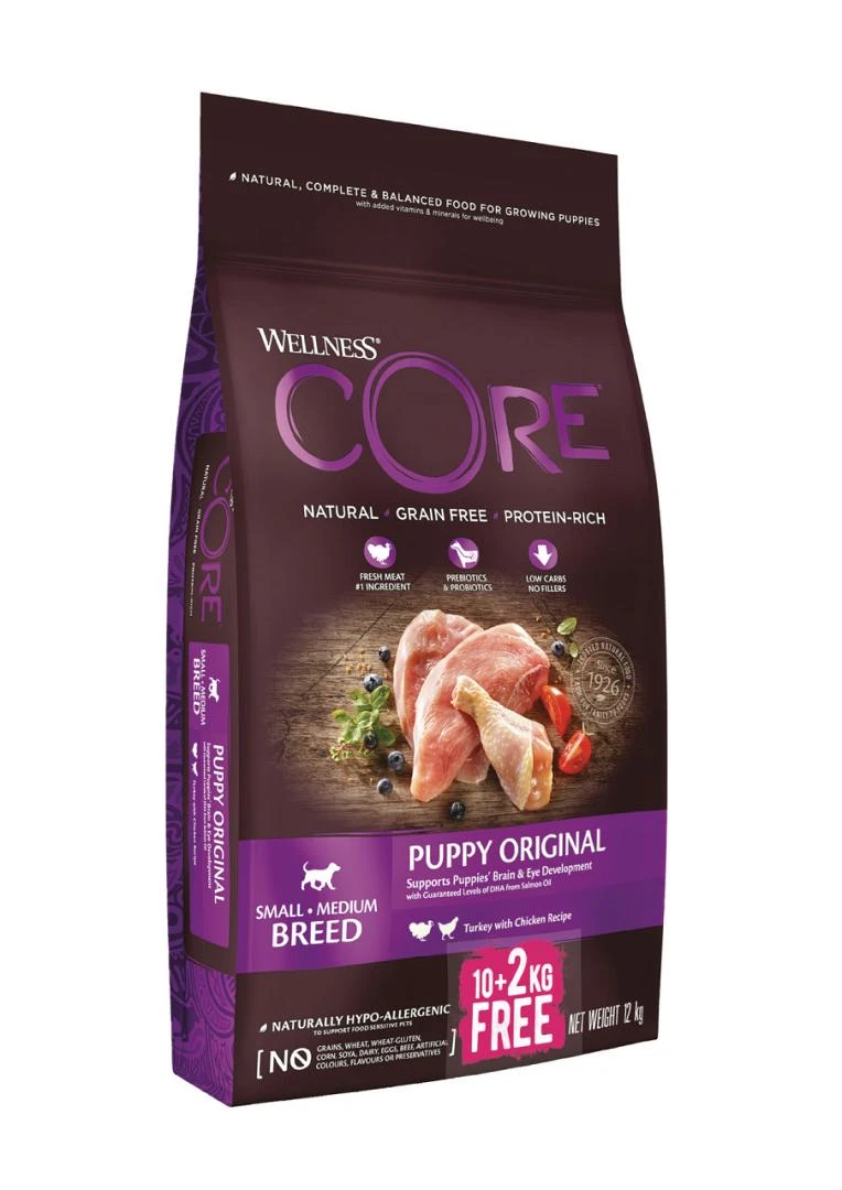 Wellness CORE Hondenvoer Puppy 10 + 2 Kg 3 Wellness CORE Hondenvoer Puppy 10 + 2 Kg