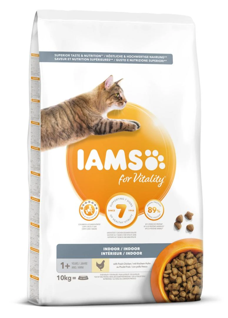IAMS Kattenvoer Adult Indoor Chicken 10 Kg 3 IAMS Kattenvoer Adult Indoor Chicken 10 Kg