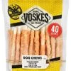 Voskes Rawhide Met Kip Twist 40 St -Dieren Serie Winkel 8711242932173