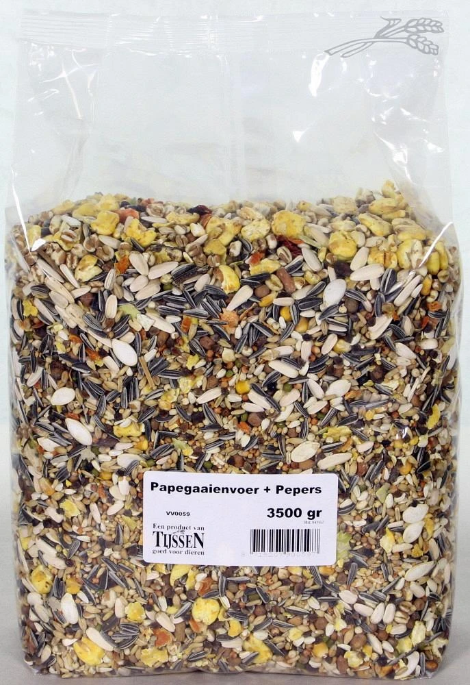 Papegaaivoer Met Pepers 3,5 Kg 5 Papegaaivoer Met Pepers 3,5 Kg - Afbeelding 3