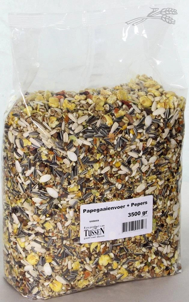 Papegaaivoer Met Pepers 3,5 Kg 3 Papegaaivoer Met Pepers 3,5 Kg