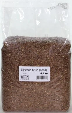 Lijnzaad Bruin 4,5 Kg -Dieren Serie Winkel 8715207901358 1