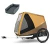 Croozer Hondenfietskar Dog Tammo Geel + Gratis Kussen -Dieren Serie Winkel Croozer Tammo geel kussen