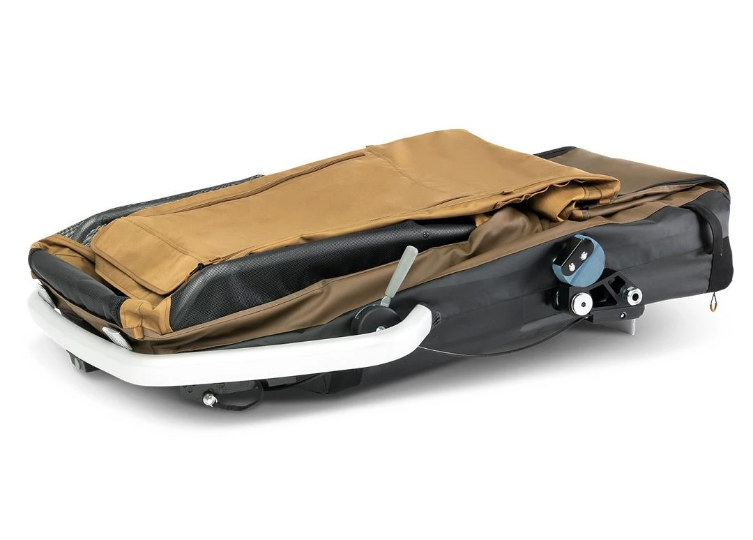 Croozer Hondenfietskar Dog Tammo Geel + Gratis Kussen 4 Croozer Hondenfietskar Dog Tammo Geel + Gratis Kussen - Afbeelding 2