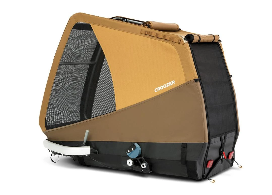 Croozer Hondenfietskar Dog Tammo Geel + Gratis Kussen 5 Croozer Hondenfietskar Dog Tammo Geel + Gratis Kussen - Afbeelding 3