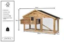 Voldux Kippen- Of Konijnenhok Romy Links -Dieren Serie Winkel Kippenhok Romy links 8720094050294 5
