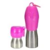 Kong H2O Drinkfles Voor Honden Pink 1 Kong H2O Drinkfles Voor Honden Pink -Dieren Serie Winkel Kong drinkfles combi roze
