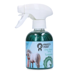 Paardenpraat Glitter Glamour Spray Turquoise 250 Ml