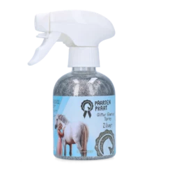 Paardenpraat Glitter Glamour Spray Zilver 250 Ml