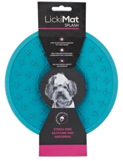 Lickimat Splash Turquoise 19 Cm 6 Lickimat Splash Turquoise 19 Cm -Dieren Serie Winkel Splash Blue