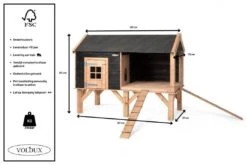 Voldux Kippen- Of Konijnenhok David -Dieren Serie Winkel Voldux Kippenhok David 8720569162101 7