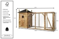 Voldux Kippen- Of Konijnenhok Hooiberg Eline XL -Dieren Serie Winkel Voldux Kippenhok Hooiberg Eline XL 8720569162200 4