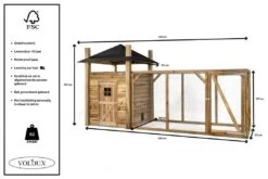 Voldux Kippen- Of Konijnenhok Hooiberg Loes XL -Dieren Serie Winkel Voldux Kippenhok Hooiberg Loes XL 8720569162361 5