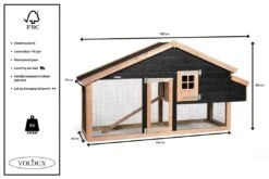 Voldux Kippen- Of Konijnenhok Remco Rechts -Dieren Serie Winkel Voldux Kippenhok Remco Rechts 8720569162125 8