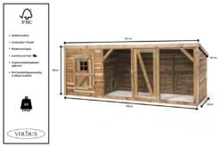 Voldux Kippen- Of Konijnenhok Brit XL -Dieren Serie Winkel Voldux Kippenren Brit XL 8720569162309 5