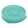 Outward Hound Slo-Bowl Fun Feeder Teal -Dieren Serie Winkel hofman slobowlfeeder drop lightblue