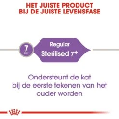 Royal Canin Kattenvoer Sterilised 7+ 10 Kg -Dieren Serie Winkel royal canin sterilised 7plus volwassen kat castratie sterilisatie hero image 9